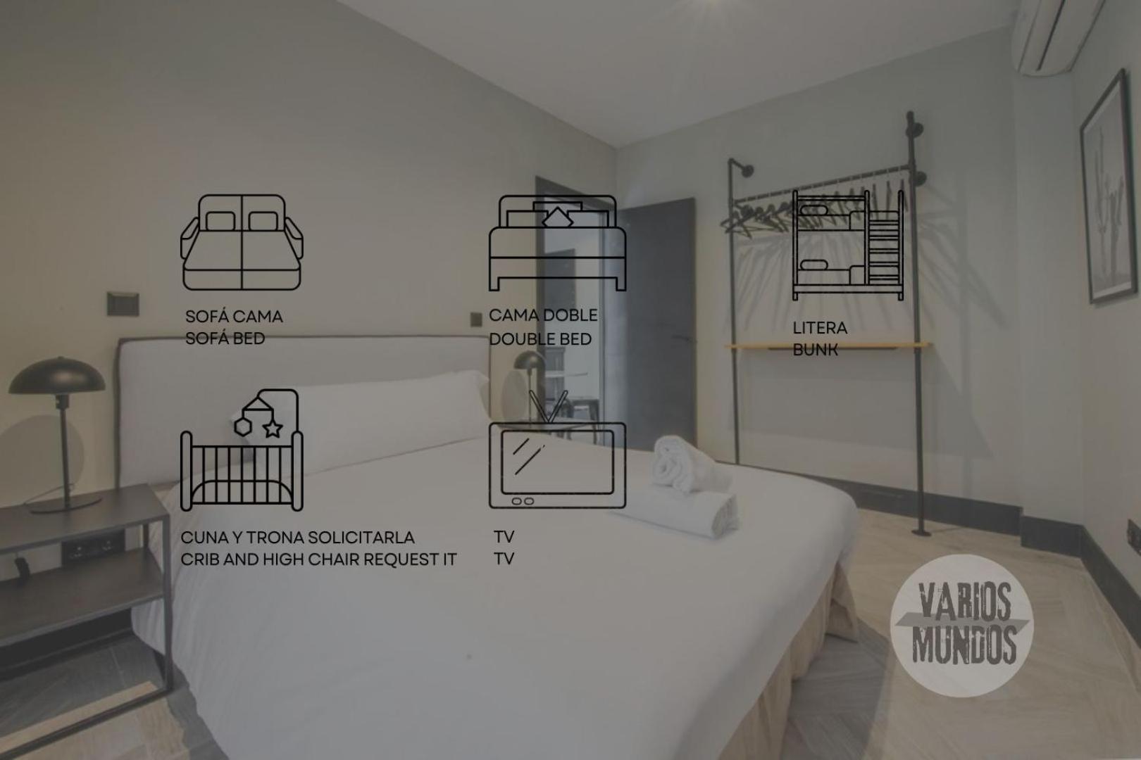Fantastic Apt Para 7P En Calle Santa Ana-La Latina E2 Madrid Esterno foto